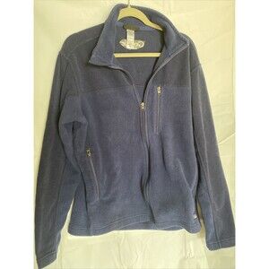 PATAGONIA Synchilla GOOGLE Mens Blue Fleece Jacket Sz Large
